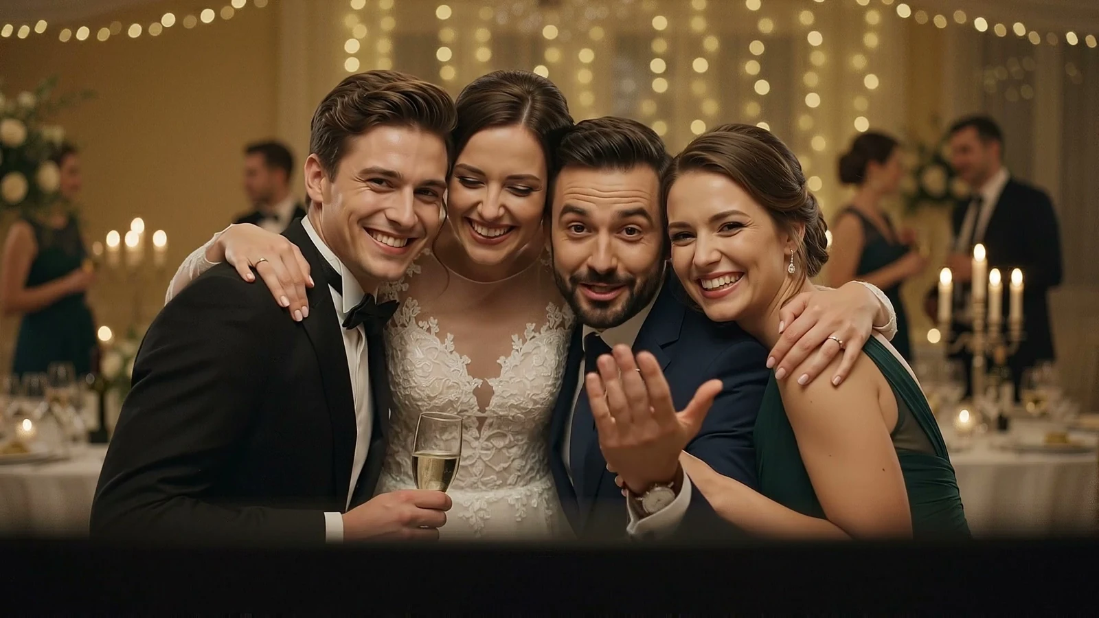 Filmowa wizualizacja gości nagrywających wspomnienia